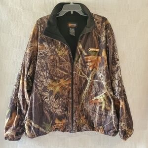 Outfitters‎ Ridge Jacket Mens 2XL Mossy Oak Breakup Camo Hunting Insulated